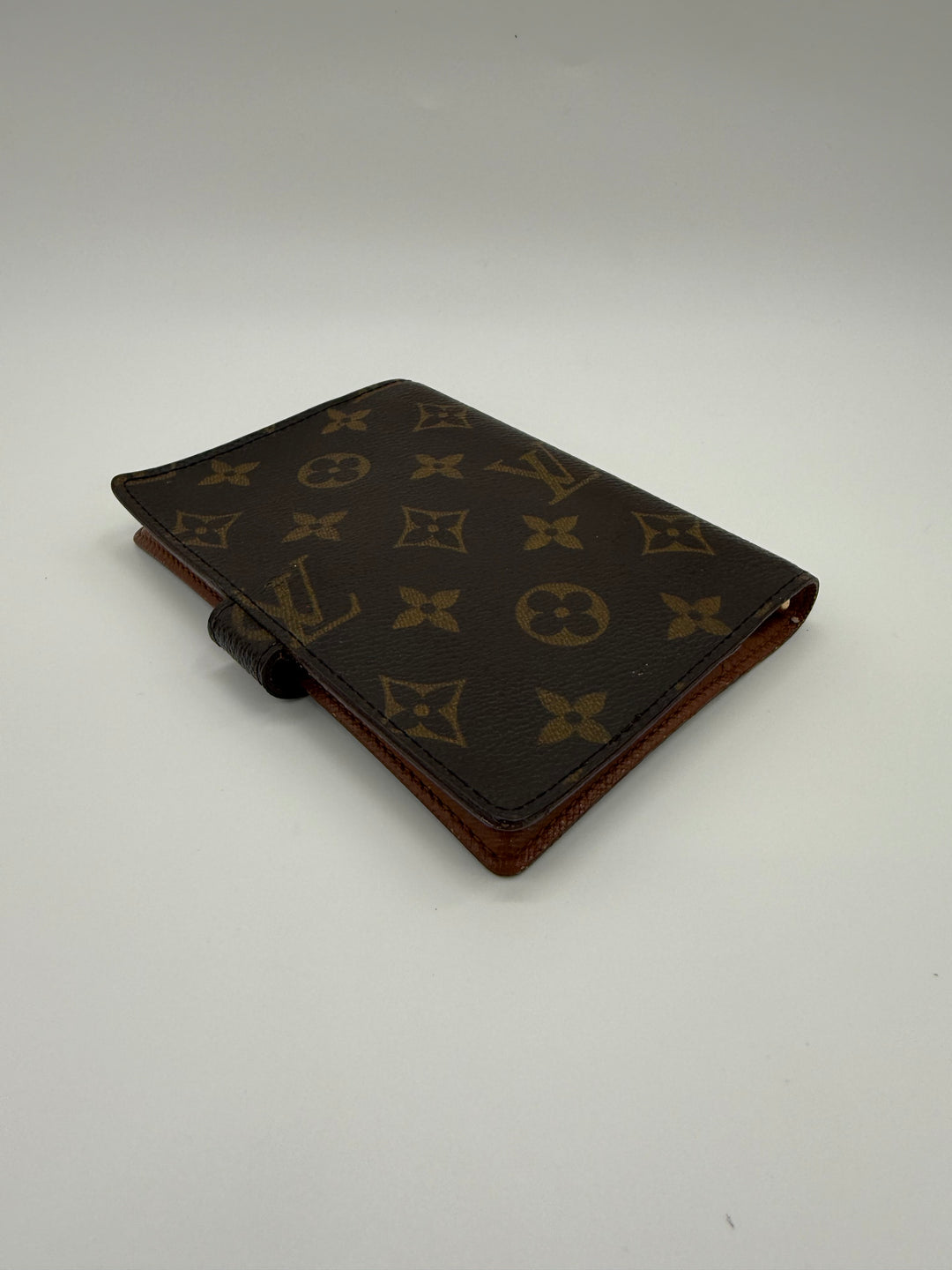 Louis Vuitton Brown Monogram PM Ring Agenda Wallet