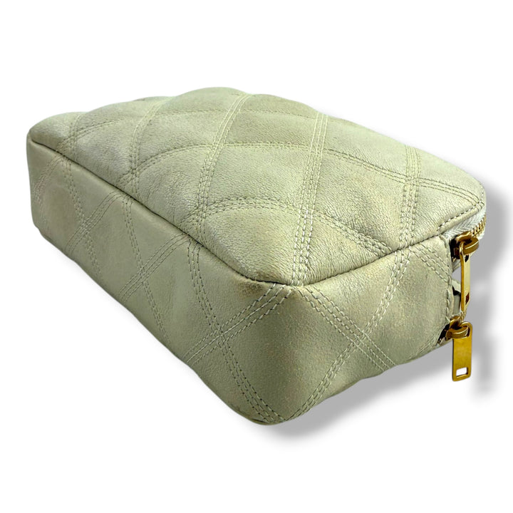 Saint Laurent Becky Cream Lambskin Handbag