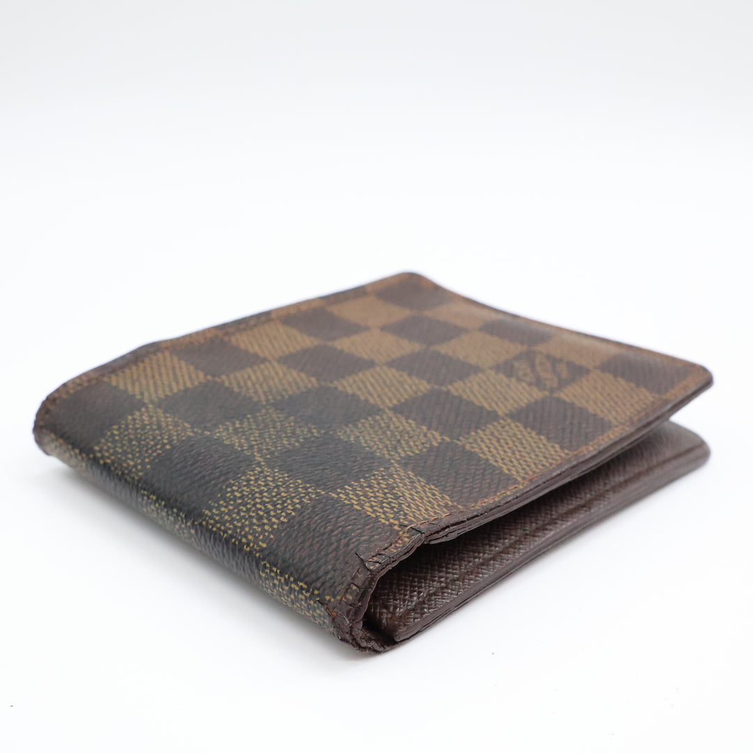 Louis Vuitton Vintage Bifold Brown Damier Wallet