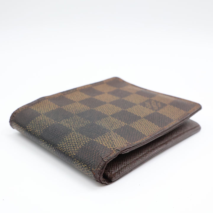 Louis Vuitton Vintage Bifold Brown Damier Wallet