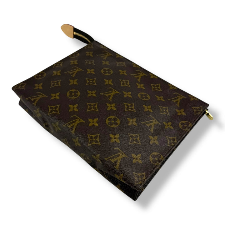 Louis Vuitton Brown Monogram Toiletry Pouch 26 Bag