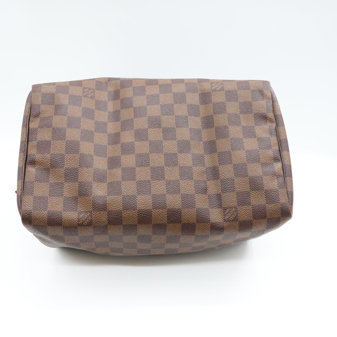 Louis Vuitton Speedy 30 Brown Damier Ebene Handbag