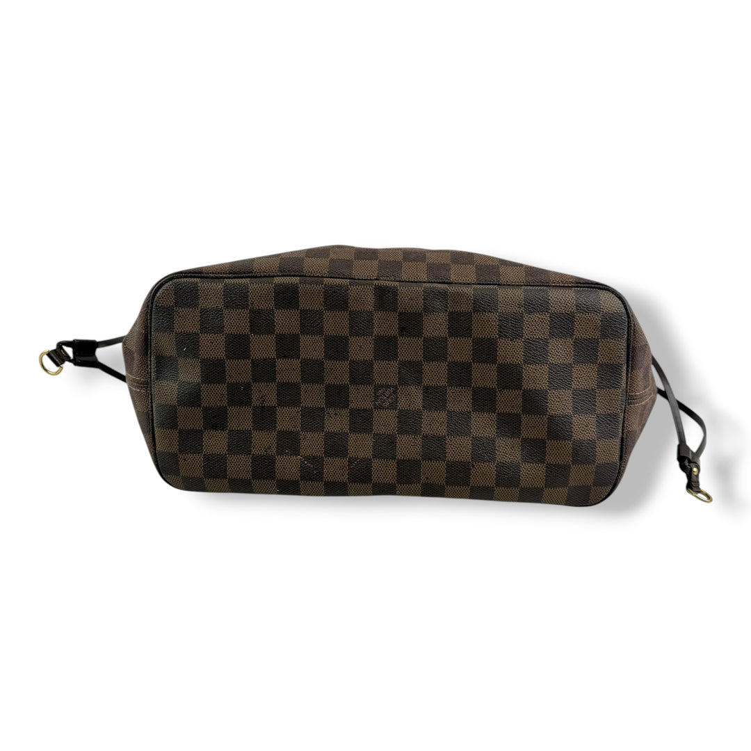 Louis Vuitton Brown Damier Neverfull MM Handbag