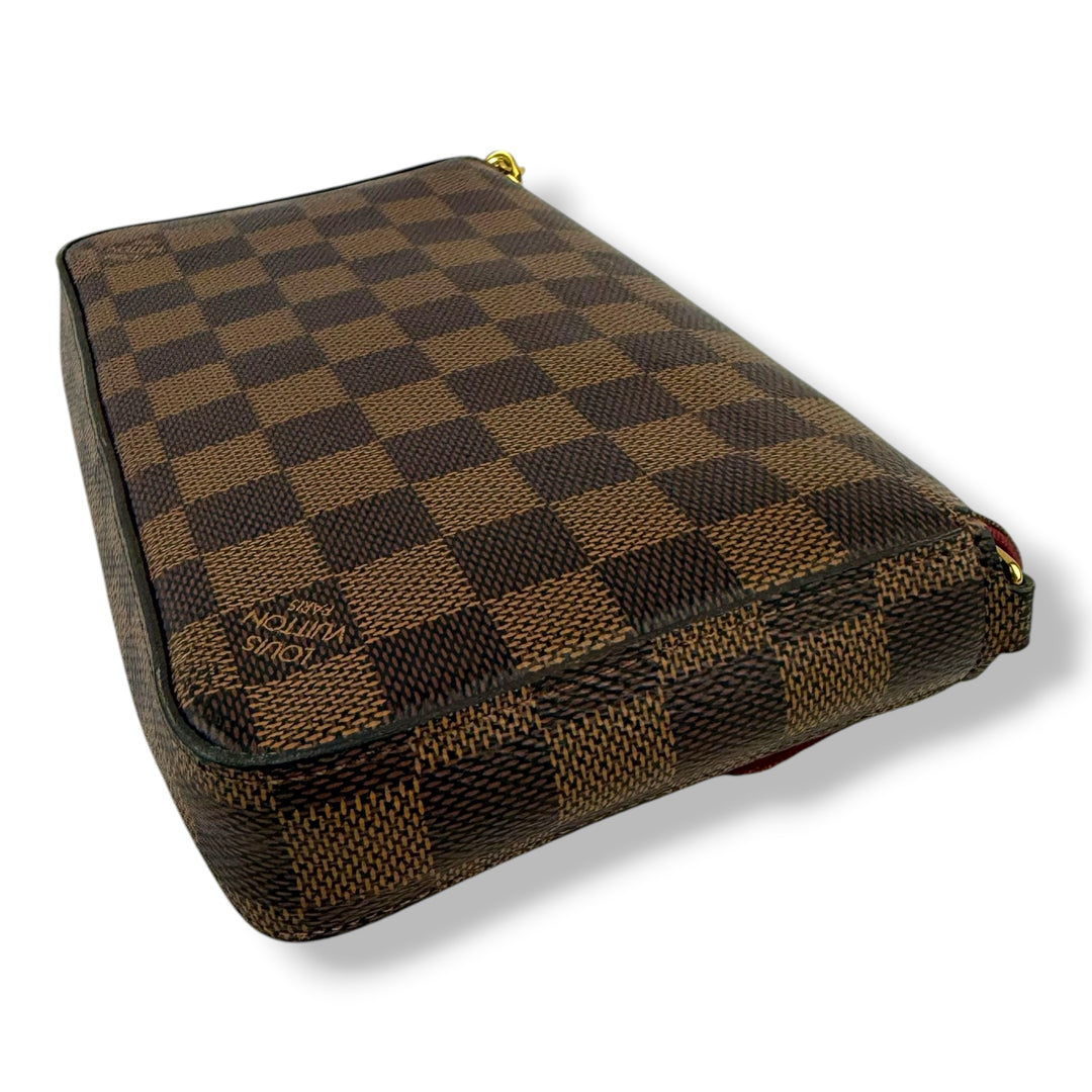 Louis Vuitton Felicie Pochette Brown Damier Handbag