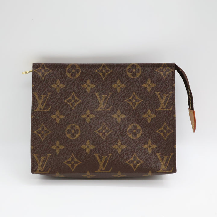 Louis Vuitton Vintage Brown Monogram Toiletry Pouch 19 Bag