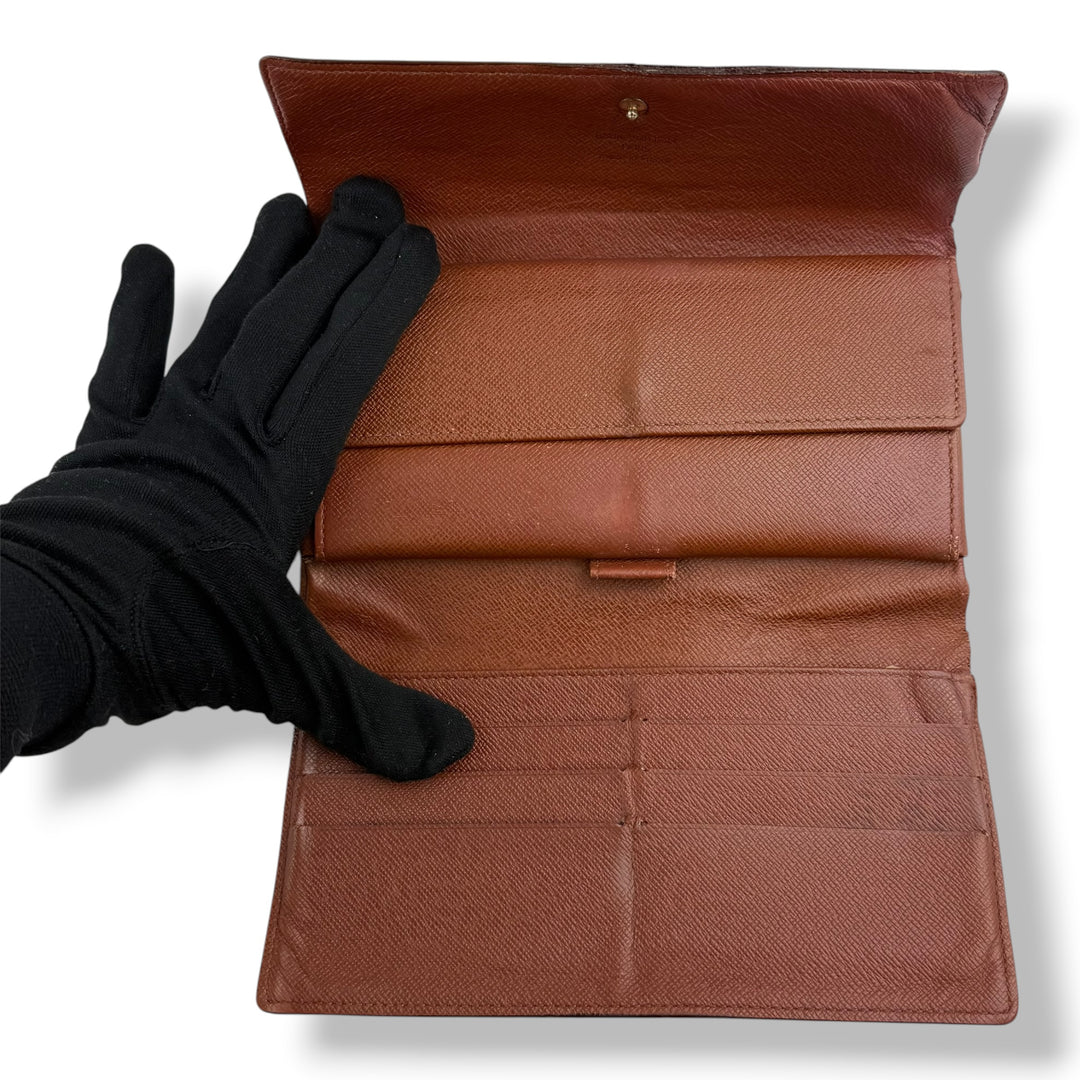Louis Vuitton Trifold Brown Monogram Femme Wallet