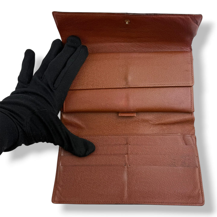 Louis Vuitton Trifold Brown Monogram Femme Wallet