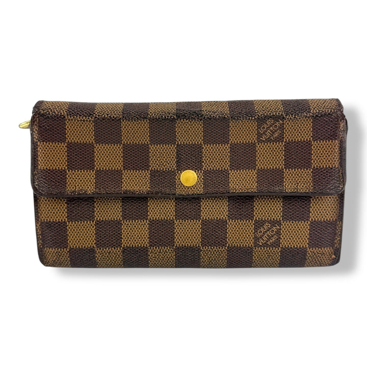 Louis Vuitton Sarah Brown Damier Femme Wallet