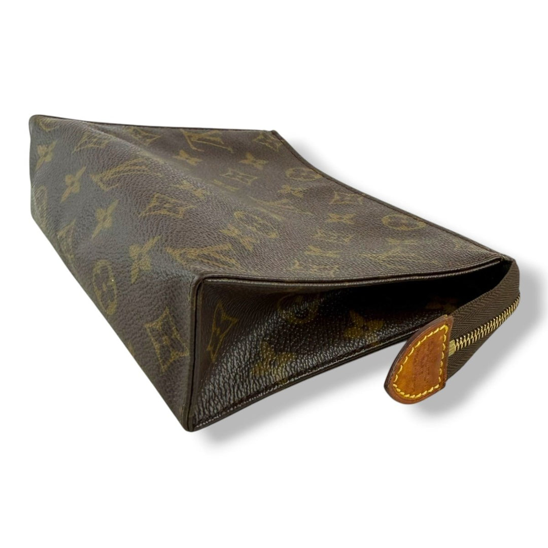 Louis Vuitton Vintage Brown Monogram Toiletry Pouch 19 Bag