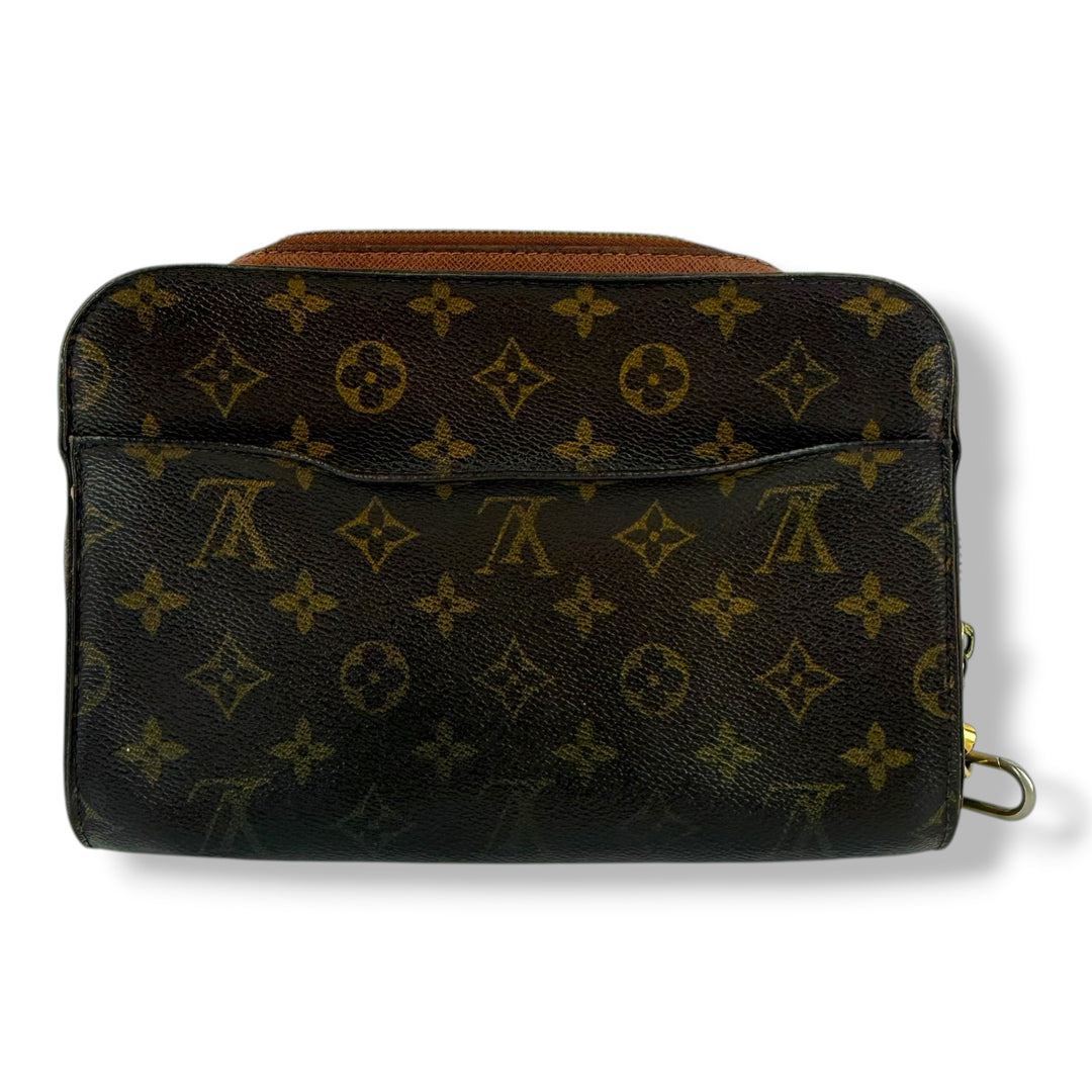 Louis Vuitton Brown Monogram Orsay Clutch Bag