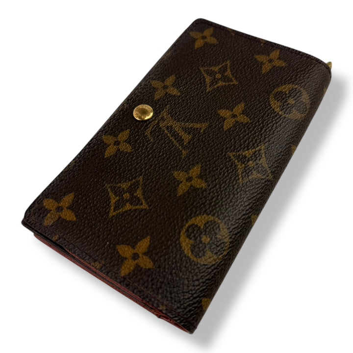 Louis Vuitton Brown Monogram Zippy Clip Purse
