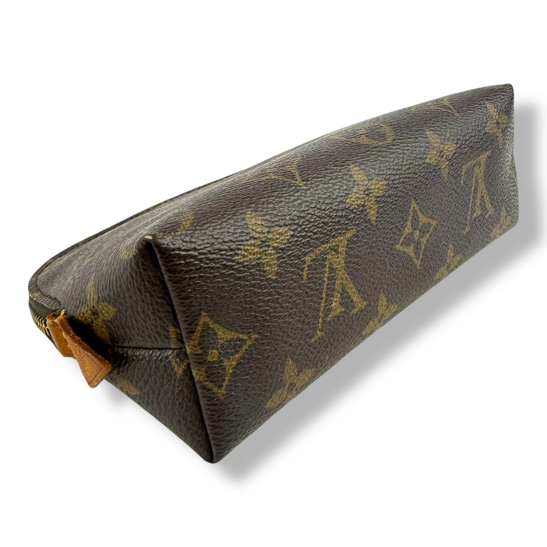 Louis Vuitton Brown Monogram PM Travel Cosmetic Pouch