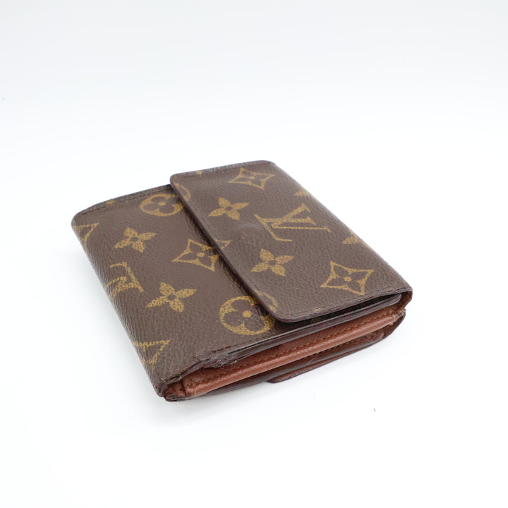 Louis Vuitton Vintage Brown Monogram Compact Bifold Wallet Purse
