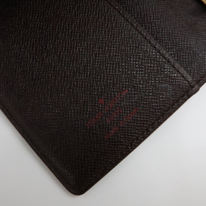 Louis Vuitton Brown Damier PM Ring Agenda Wallet