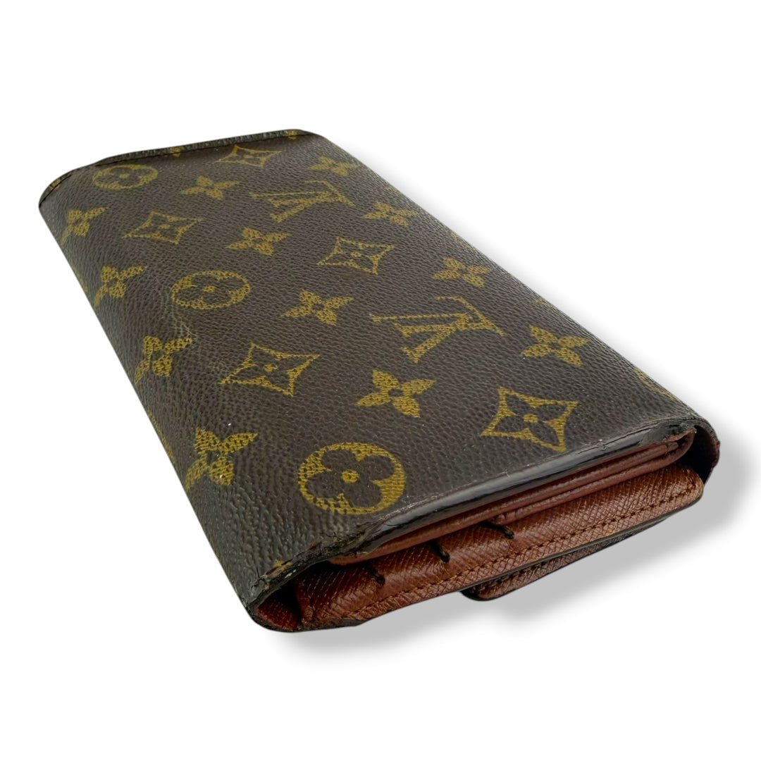 Louis Vuitton Trifold Brown Monogram Femme Wallet