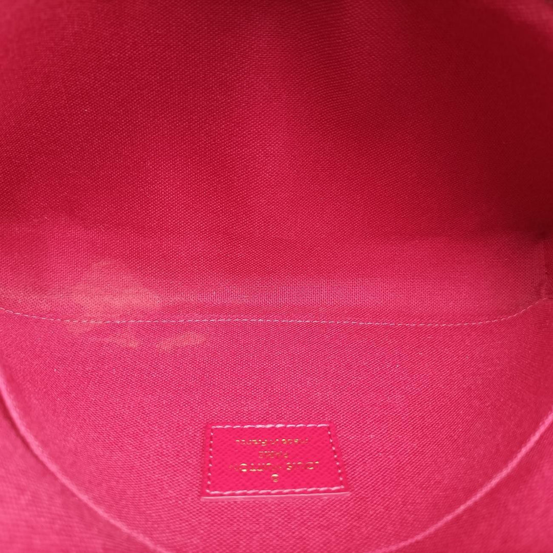 Louis Vuitton Felicie Pochette Brown Monogram Handbag