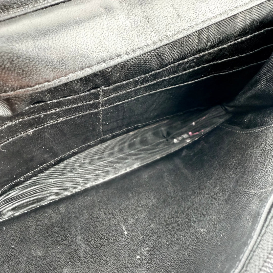 Chanel CC Wallet on Chain Timeless Black Caviar Leather