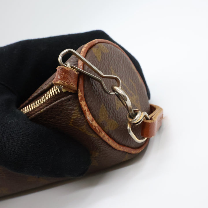 Louis Vuitton Vintage Brown Monogram Mini Papillon Pouch