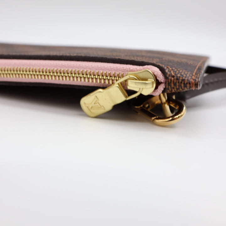 Louis Vuitton Damier Ebene Neverfull MM Clutch Pouch