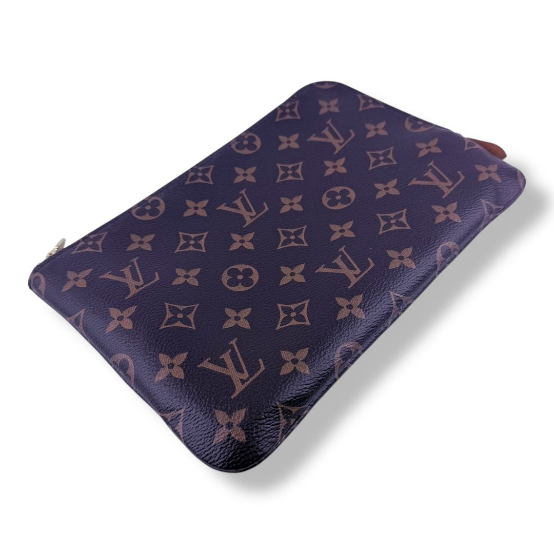 Louis Vuitton Brown Monogram Etui PM Voyage Pouch Bag