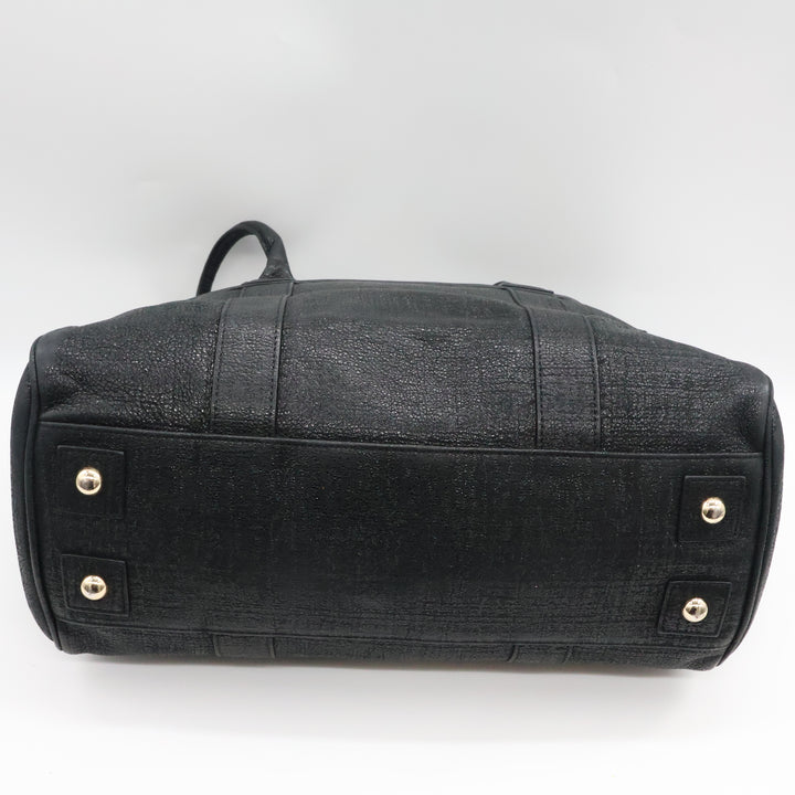 Mulberry Bayswater Black Sparkle Leather Handbag
