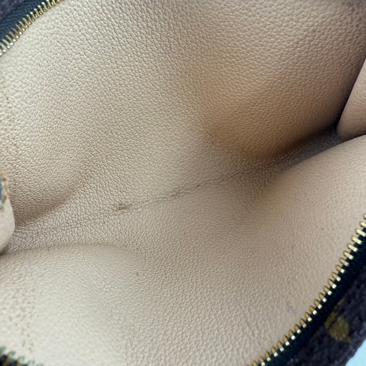 Louis Vuitton Brown Monogram Classic Signature Bucket Pouch