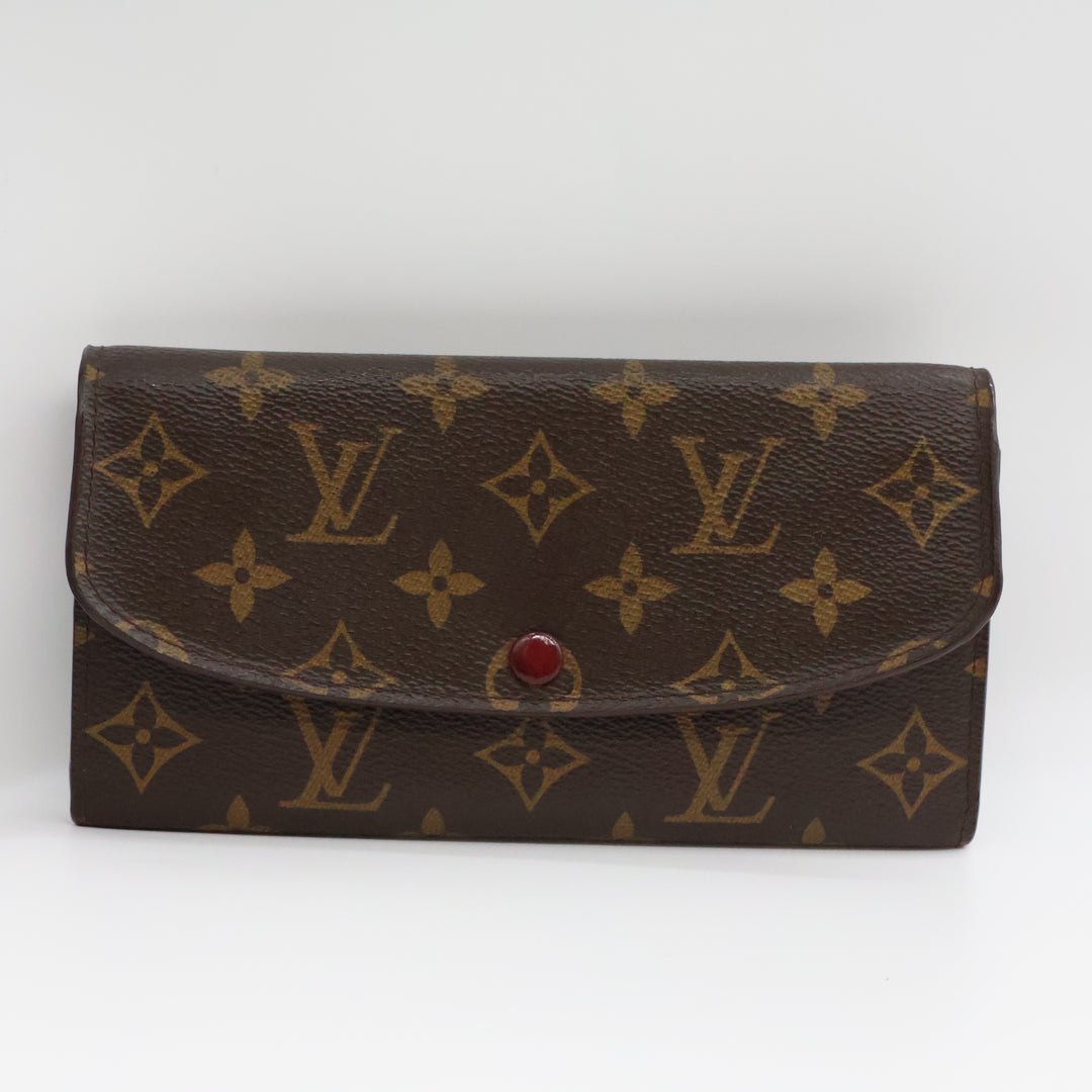 Louis Vuitton Emilie Brown Monogram Femme Wallet