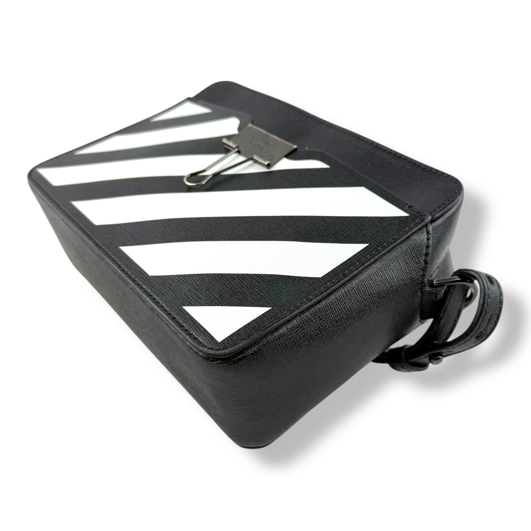 Off-White Black/White Clip Camera Crossbody Bag