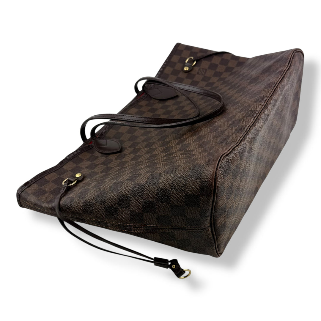 Louis Vuitton Brown Damier Neverfull MM Handbag