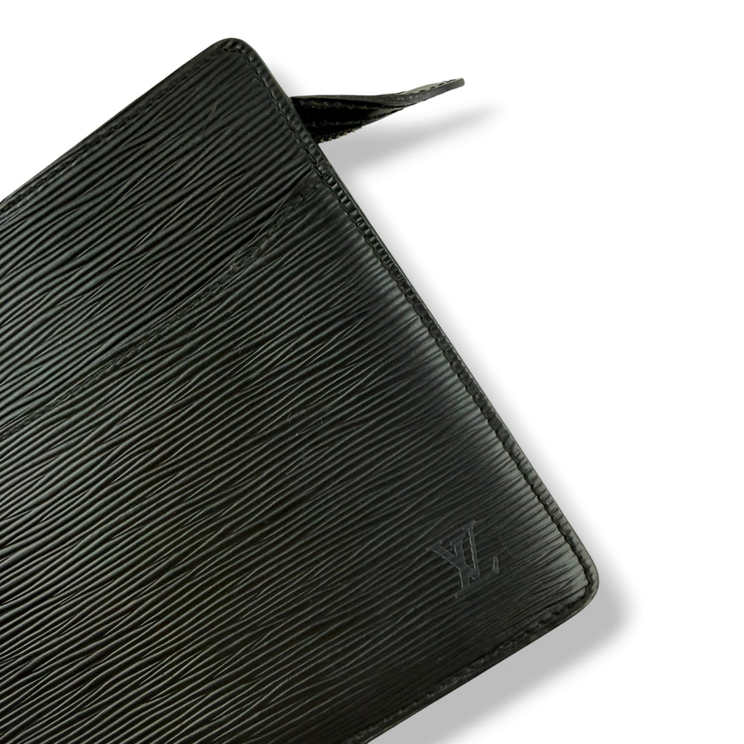 Louis Vuitton Black Epi Pochette Homme Clutch Bag
