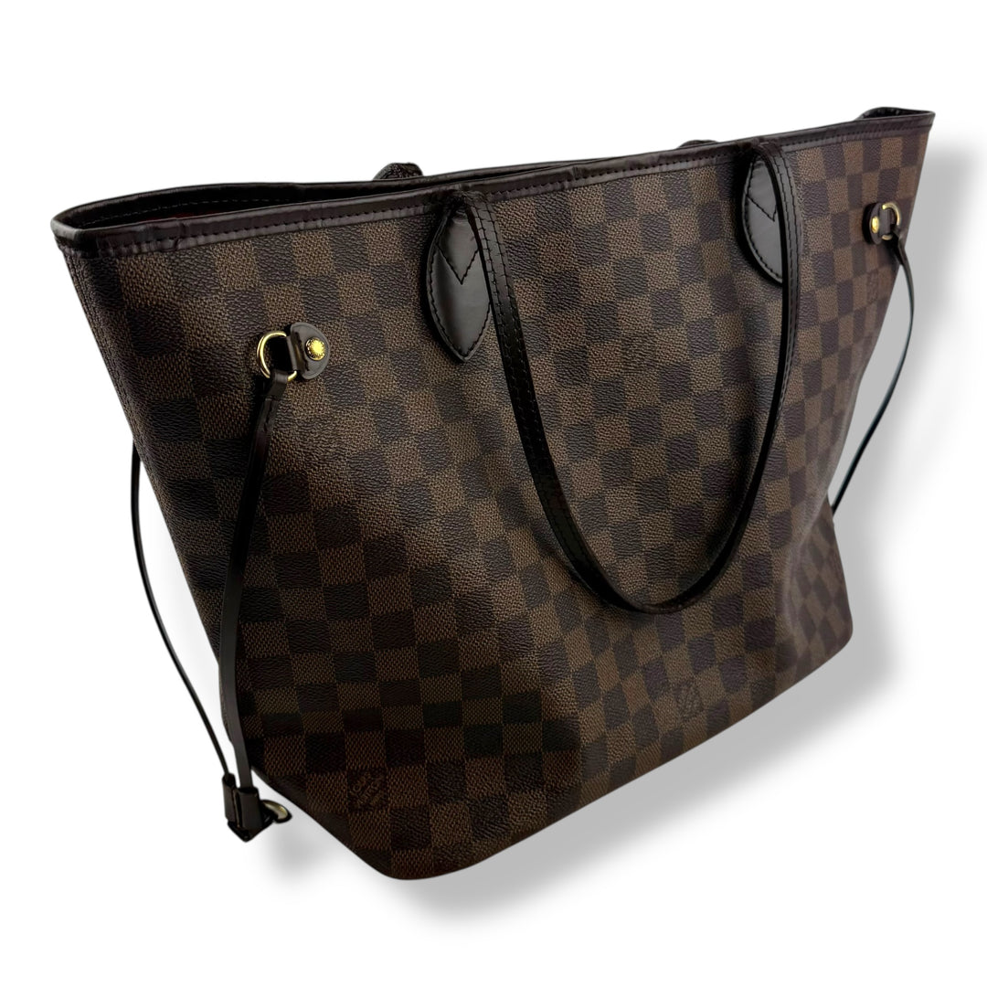 Louis Vuitton Brown Damier Neverfull MM Handbag