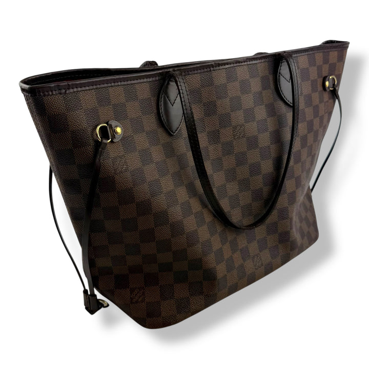 Louis Vuitton Brown Damier Neverfull MM Handbag