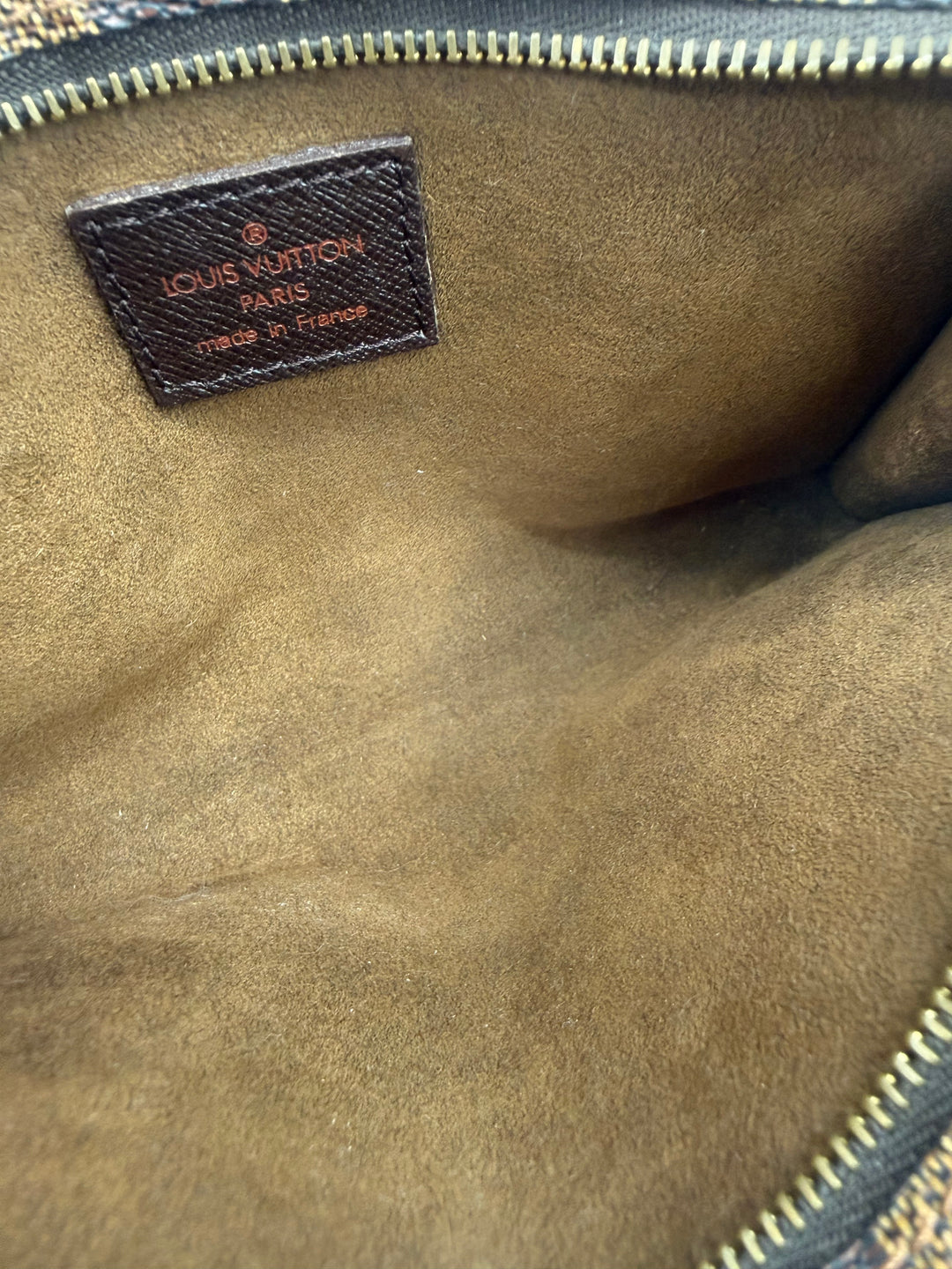 Louis Vuitton Brown Damier Classic Signature Mini Bucket Pouch Bag