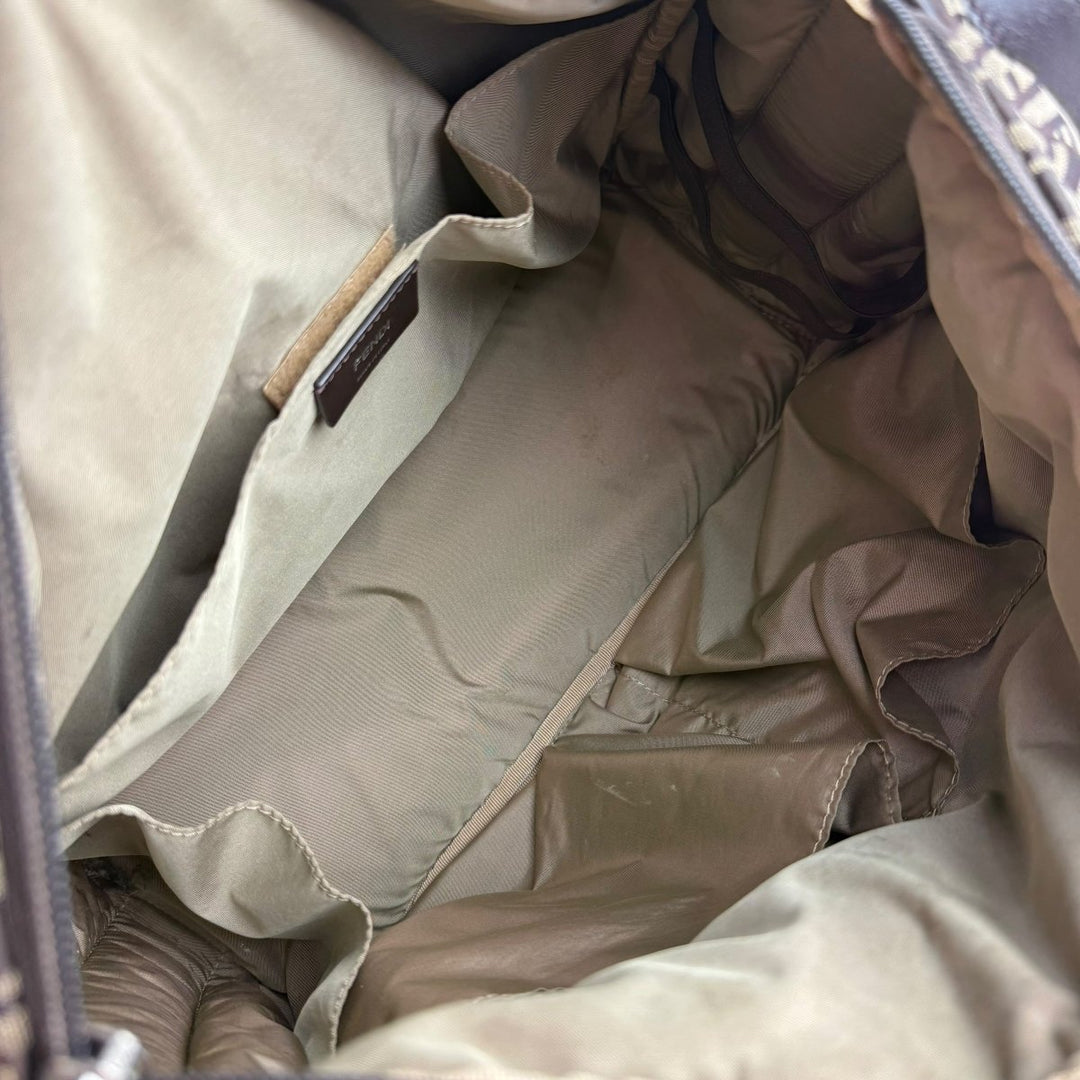 Fendi Beige FF Monogram Baby Changing Bag - Lux Central