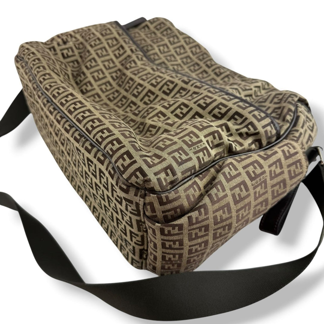 Fendi Beige FF Monogram Baby Changing Bag - Lux Central