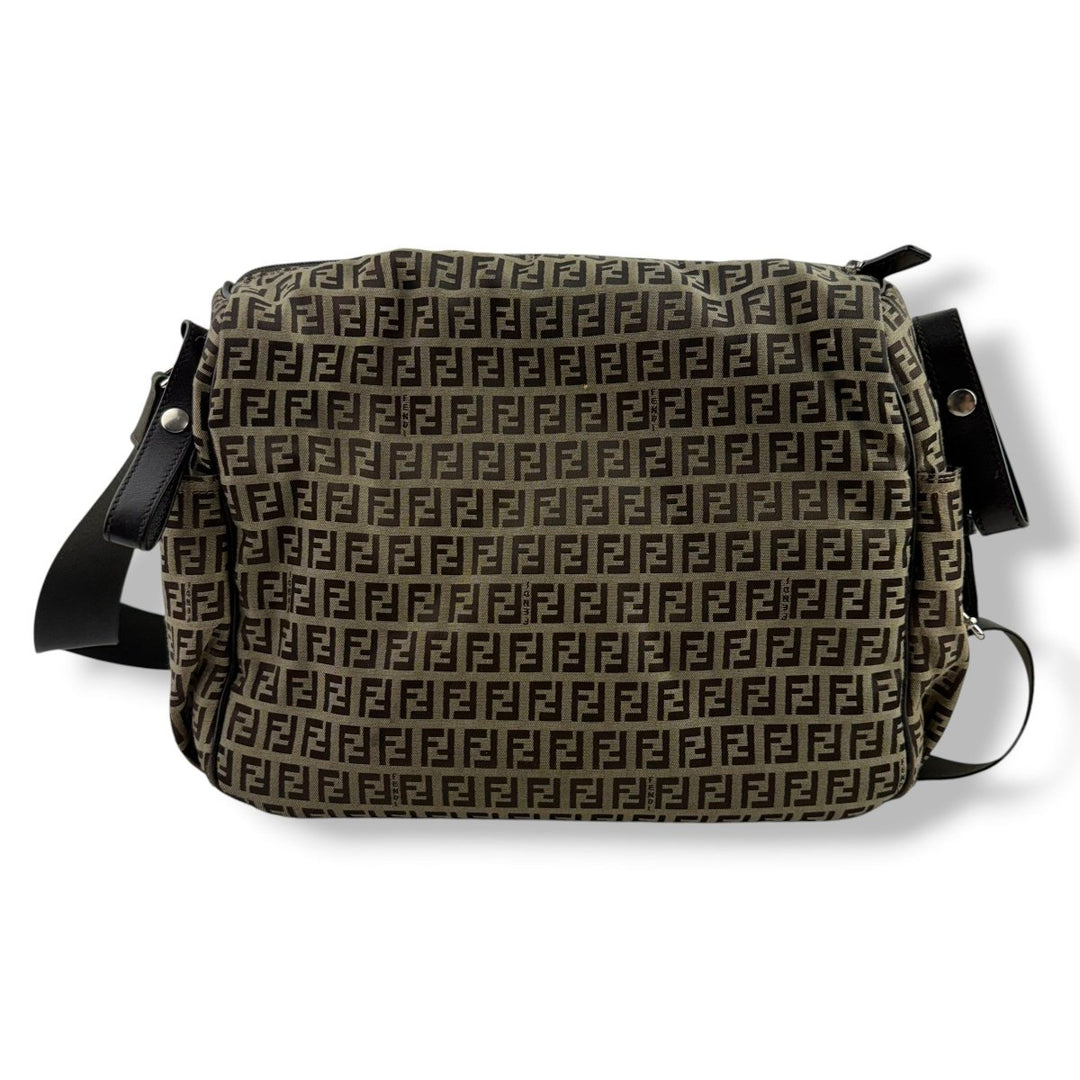 Fendi Beige FF Monogram Baby Changing Bag - Lux Central