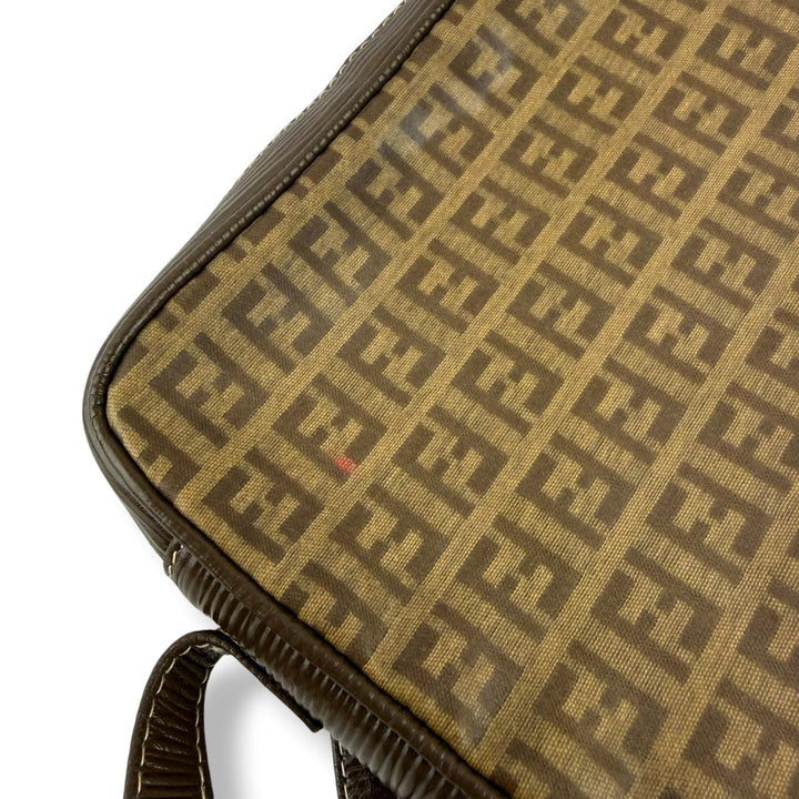 Fendi Beige Zucca Canvas Handbag - Lux Central