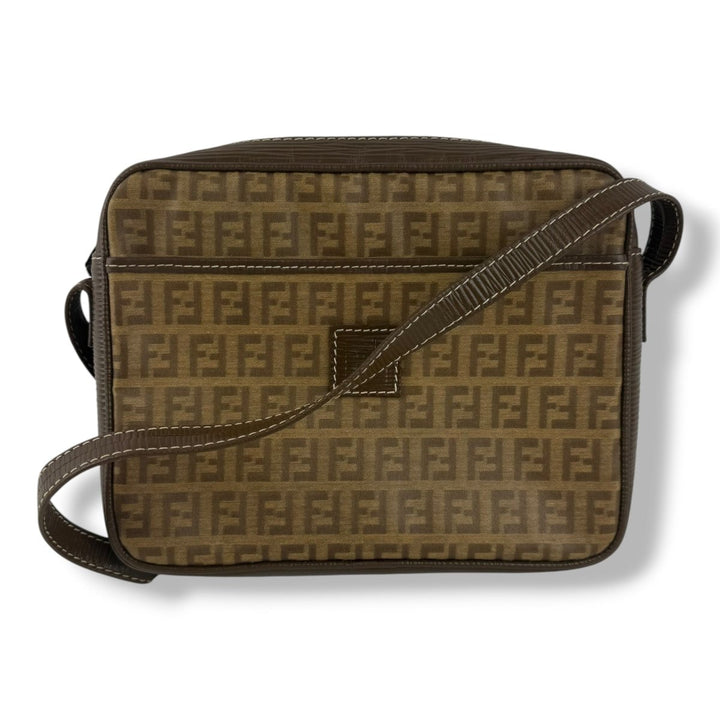 Fendi Beige Zucca Canvas Handbag - Lux Central