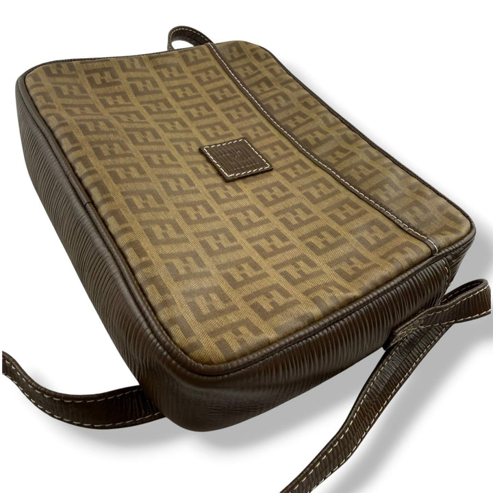 Fendi Beige Zucca Canvas Handbag - Lux Central