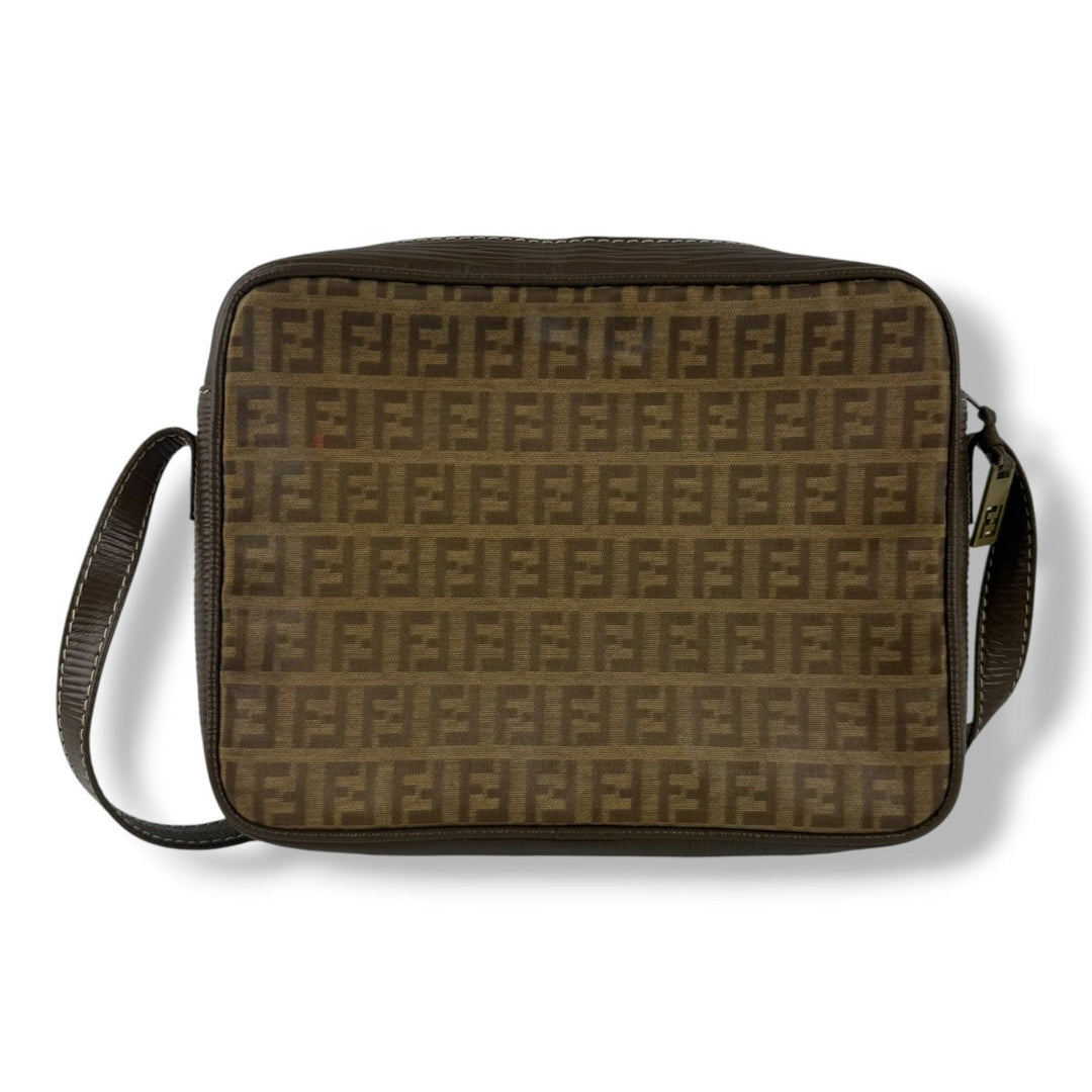 Fendi Beige Zucca Canvas Handbag - Lux Central