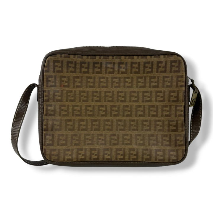Fendi Beige Zucca Canvas Handbag - Lux Central
