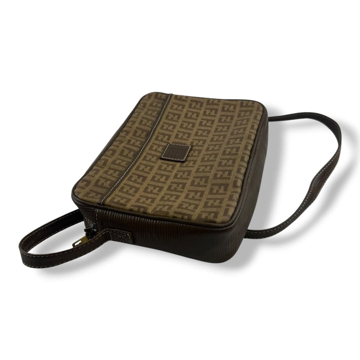 Fendi Beige Zucca Canvas Handbag - Lux Central