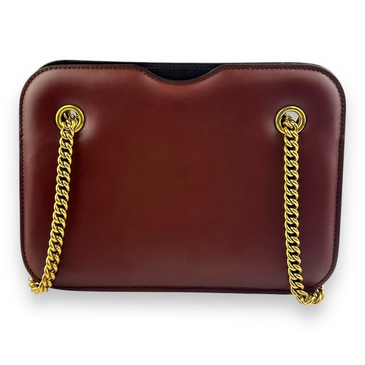 Fendi FF Karligraphy Tobacco Brown ShoulderHandbag - Lux Central