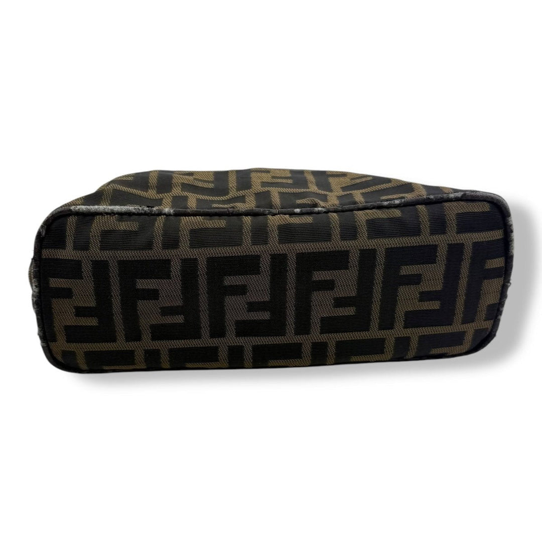 Fendi FF Monogram Zucca Canvas Shoulder Bag - Lux Central