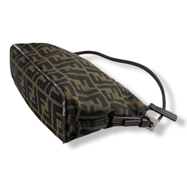 Fendi FF Monogram Zucca Canvas Shoulder Bag - Lux Central