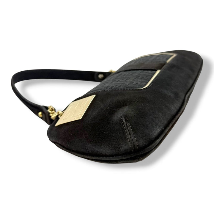 Fendi FF Zucca Baguette Brown Handbag - Lux Central