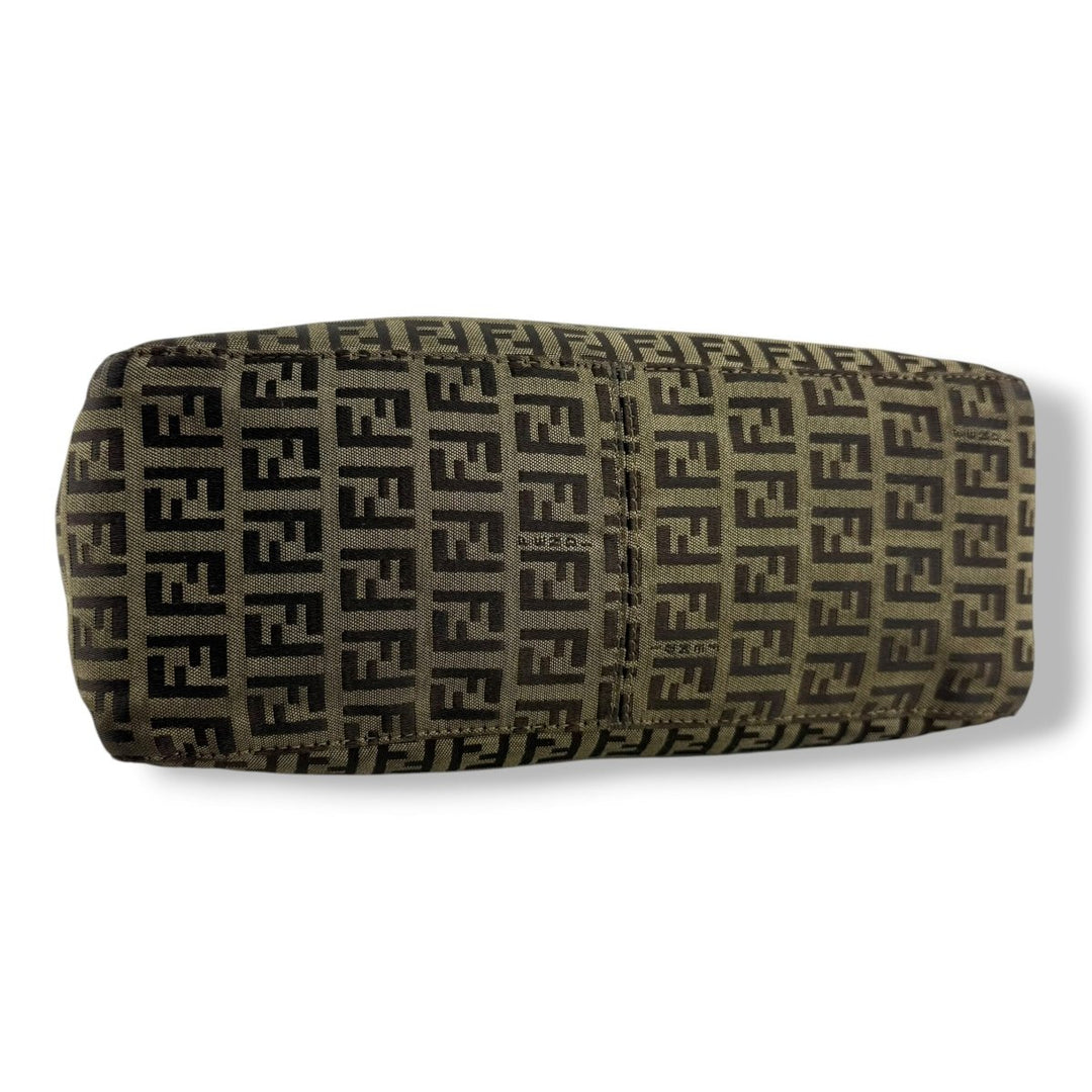 Fendi FF Zucca Mamma Baguette Brown Handbag - Lux Central