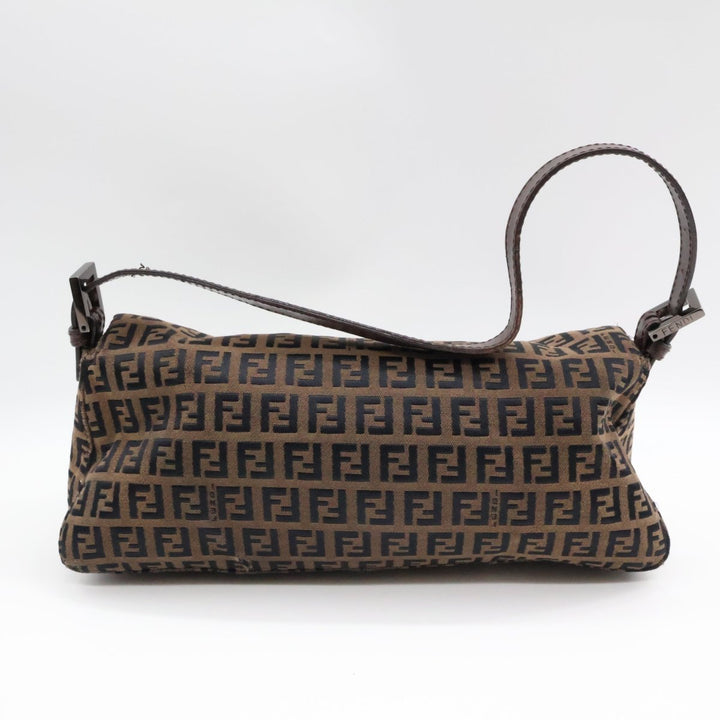 Fendi FF Zucca Mamma Baguette Brown Shoulder Handbag - Lux Central