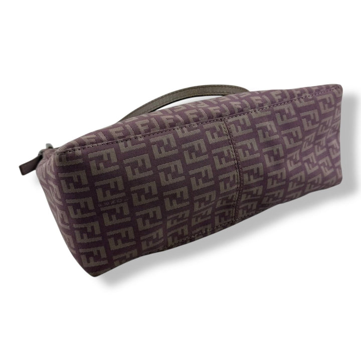 Fendi FF Zucca Mamma Baguette Pink Handbag - Lux Central