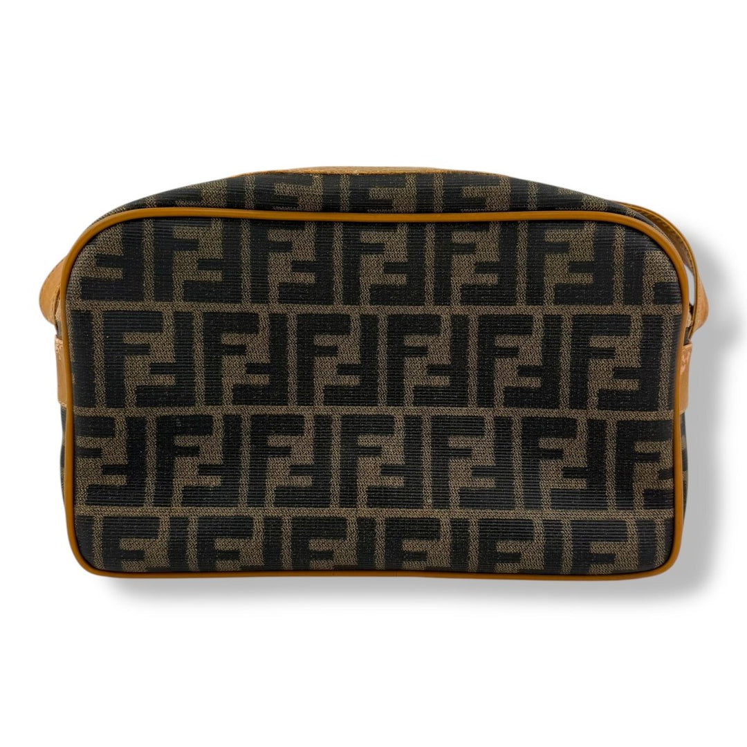 Fendi FF Zucca PVC Leather Crossbody Bag - Lux Central